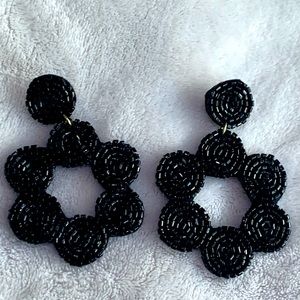 Beaded dangle earrings lightweight